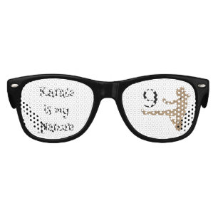 Modern Martial Arts Karate Kids Birthday Party Sunglasses