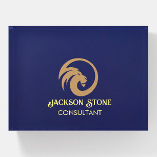 Modern Masculine Personalized Paperwight Paperweight