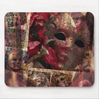 Modern Masks Mouse Pad