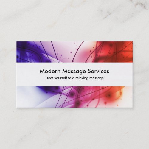 Modern Massage Business Card