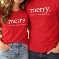 Modern Matching Family Minimalist Merry Christmas