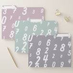 Modern Math Numbers Accounting Business Organizer File Folder<br><div class="desc">Oh number crunching can be so much fun with these modern random number patterned file folders. Perfect for keeping your math notes, taxes, receipts and other accounting paperwork. Perfect for school, office tasks or home office. Colors can be changed to color of your choice.</div>