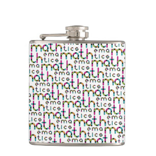 Modern Math Typography Pattern Flask