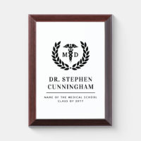 Modern MD Doctor of Medicine Med School Graduation