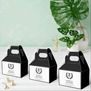 Modern MD Doctor of Medicine Med School Graduation Favor Boxes