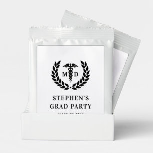 Modern MD Doctor of Medicine Med School Graduation Hot Chocolate Drink Mix