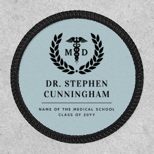 Modern MD Doctor of Medicine Med School Graduation Patch
