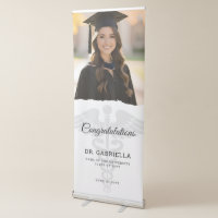 Modern Medical School Doctor Graduation Photo