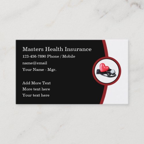 Modern Medical Theme Business Cards