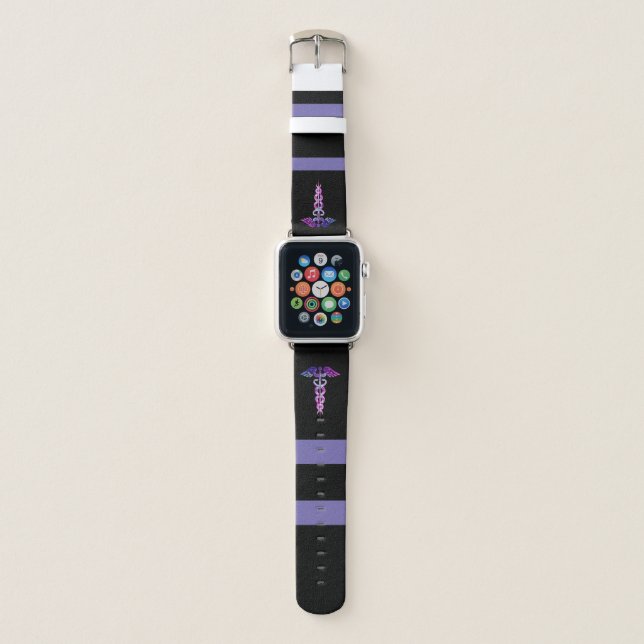 Modern Medicine Nurse Doctor Apple Watch Band (Front)