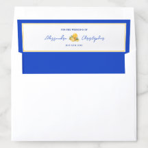 Modern Mediterranean Blue Wedding