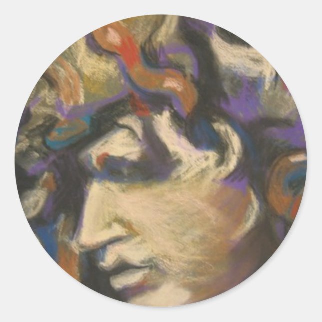 Modern Medusa Sticker (Front)