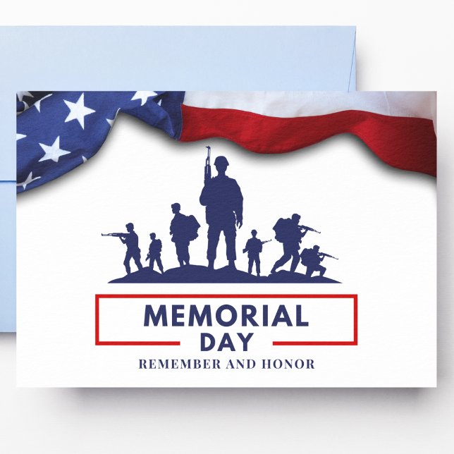 Modern Memorial Day Postcard (Creator Uploaded)