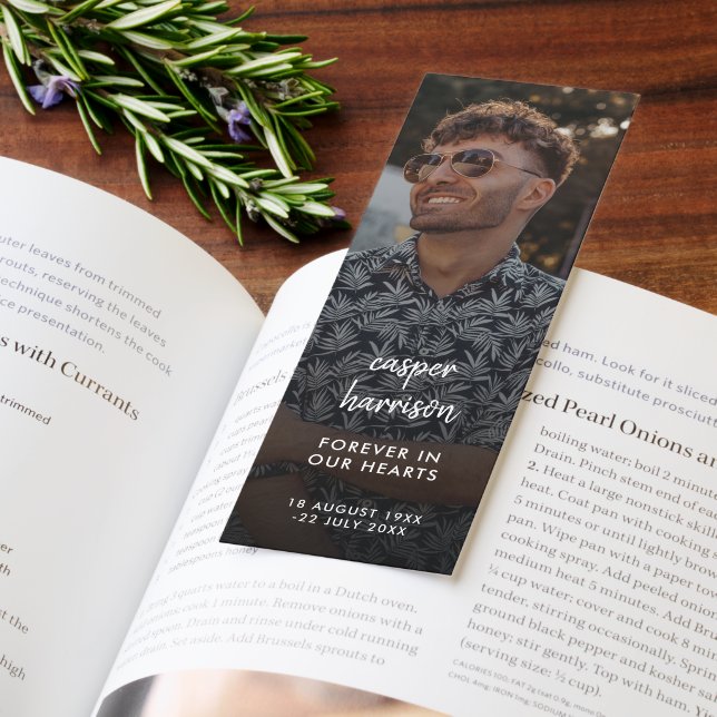 Modern Memorial Funeral Poem Bookmarks (Book)