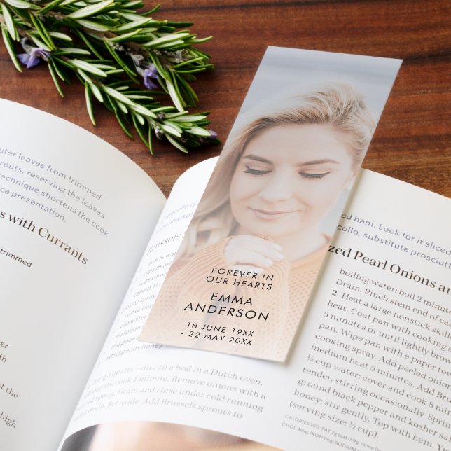 Modern Memorial Funeral Poem Bookmarks (Book)