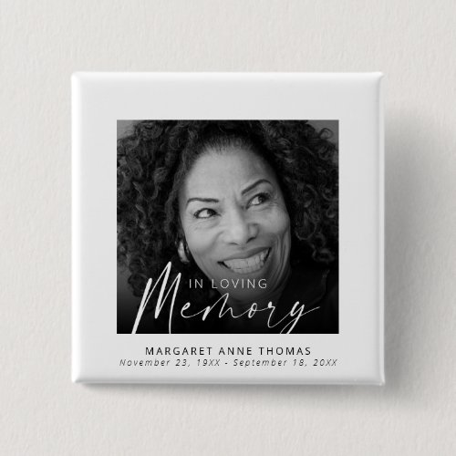 Modern Memorial Photo Funeral