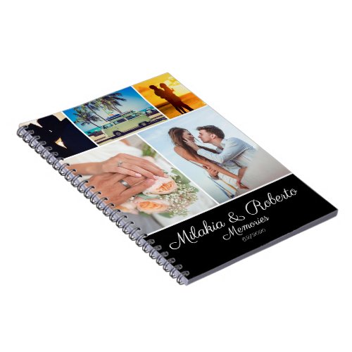 Modern Memories Wedding Travel Honeymoon Photo Notebook