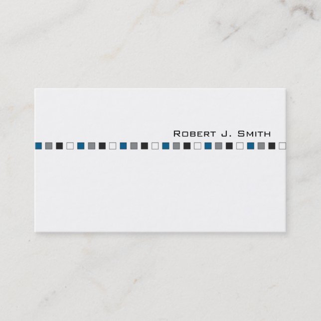 Modern Men's Business Card (Front)
