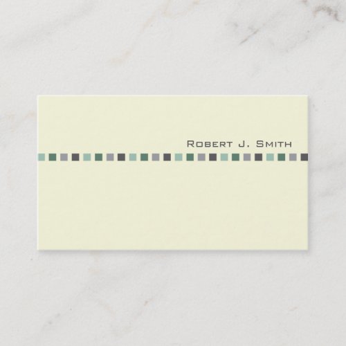 Modern Men's Business Card