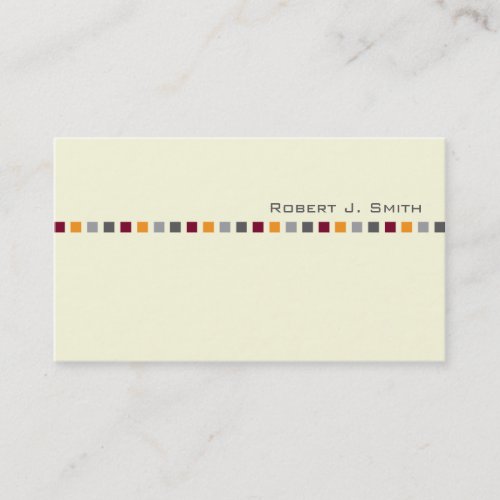 Modern Men's Business Card