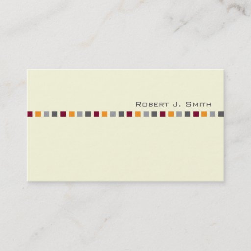 Customizable Modern Men's Business Card