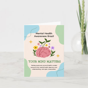 Modern Mental Health   be kind to your mind Card