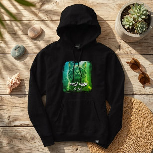 Modern Meow Frame – Personalized Cat Name Photo Hoodie