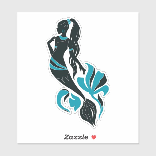 Modern Mermaid  Sticker (Sheet)