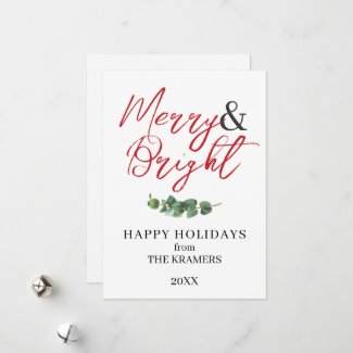 Modern Merry and Bright Greenery