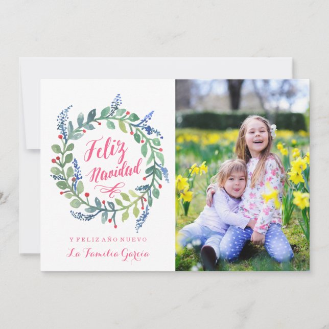 Modern Merry Christmas | Christmas Card (Front)