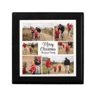 Modern Merry Christmas Keepsake Gift Box