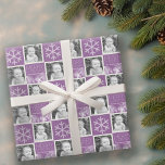 Modern Merry Christmas Orchid Bokeh Personalized Wrapping Paper<br><div class="desc">Make a unique and trendy holiday memento. If you need to move anything around,  click on the customize button to make changes.</div>