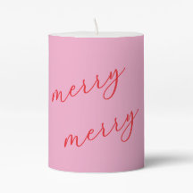 Modern Merry Elegant Script Christmas Holiday