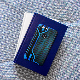 Modern Mesh Metal Blue Uncommon Google Pixel Case