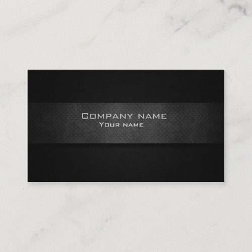 Modern metal business card