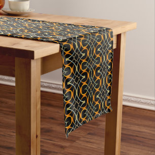 Modern metal Celtic knots pattern Medium Table Runner