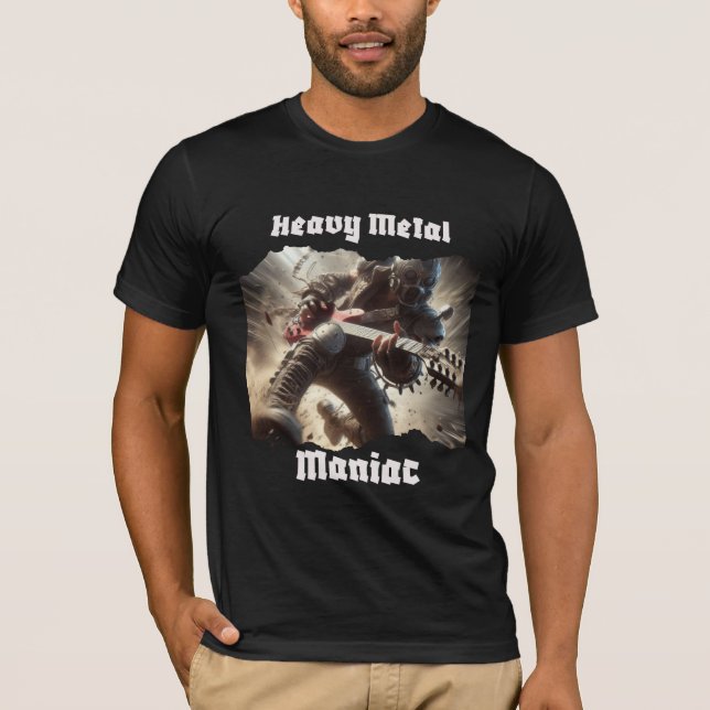 Modern Metal Guitar Players T-Shirt (Front)