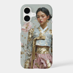 Modern Metal Hanbok Art iPhone 17 Case