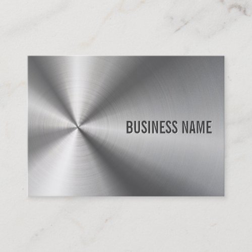 Modern Metal Professional Bold  Elegant Business Card