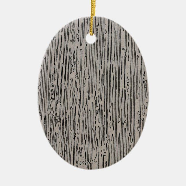 Modern metal static style design in silver gray. ceramic ornament (Front)