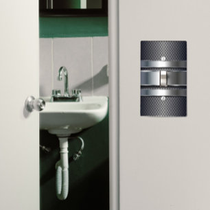 Modern Metal Steel Textured Industrial Light Switch Cover