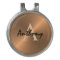 Modern Metallic Bronze Gold Monogram Name