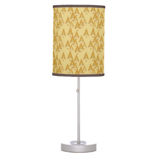 Modern metallic Christmas trees - yellow gold Table Lamp
