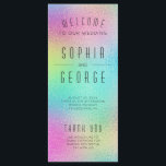 Modern Metallic Foil Minimal Wedding Program<br><div class="desc">Everyone will love reading the details of your wedding with this modern minimal wedding program!
Easily edit to create your own unique ceremony program!


See the entire collection for more matching items.</div>
