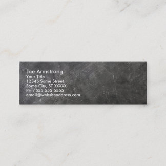 Modern Metallic Mini Business Card