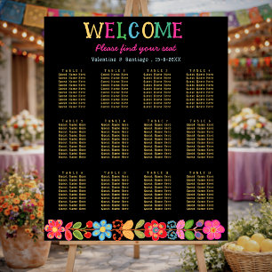   Modern Mexican floral wedding Foam Board