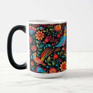 Modern mexican pattern name color morph mug