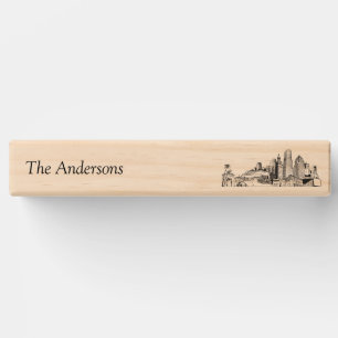 Modern Miami Wedding Guestbook Lawn Game Topple Tower