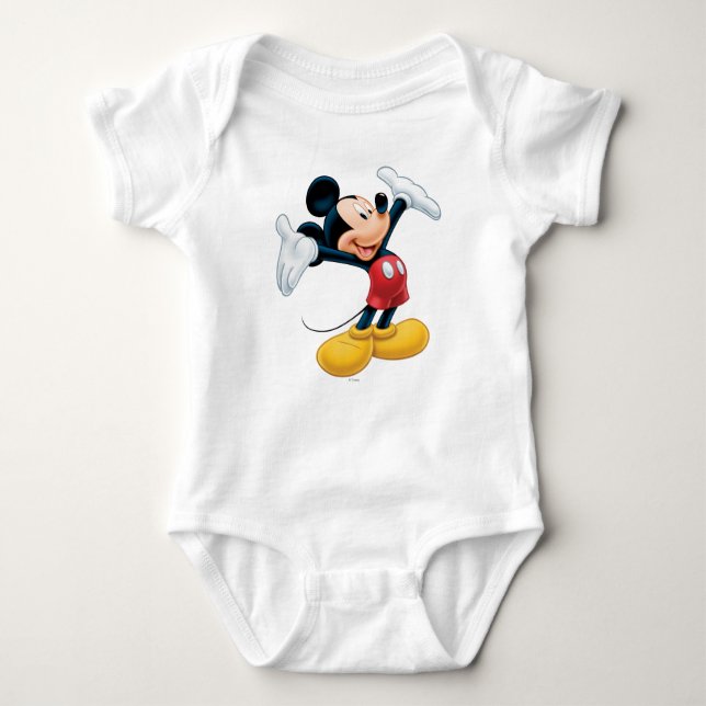 Modern Mickey | Airbrushed Baby Bodysuit (Front)