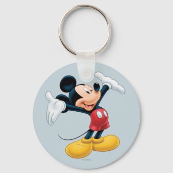 Modern Mickey | Airbrushed Keychain by MickeyAndFriends at Zazzle